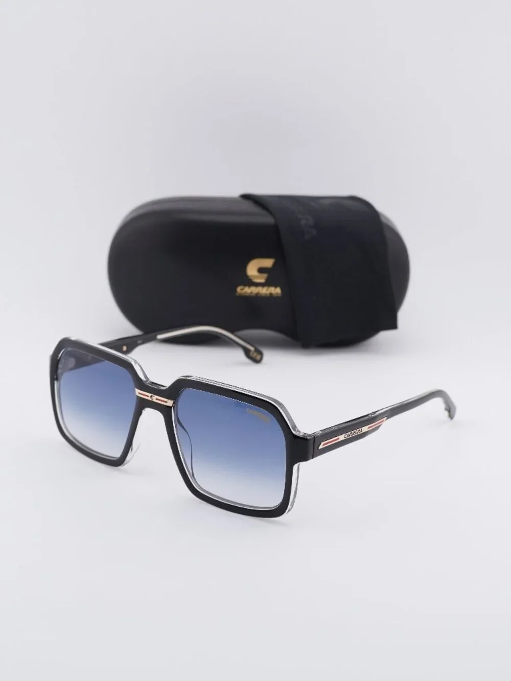 Carrera VICTORY C 08/S 07C5 08 Square Sunglasses - Black / Blue
